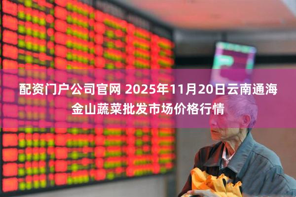 配资门户公司官网 2025年11月20日云南通海金山蔬菜批发市场价格行情